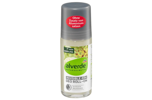 alverde Deo Roll-on Invisible 48H, 50 ml