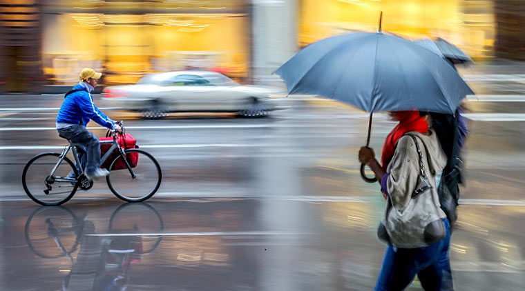 Fahrrad in der Stadt