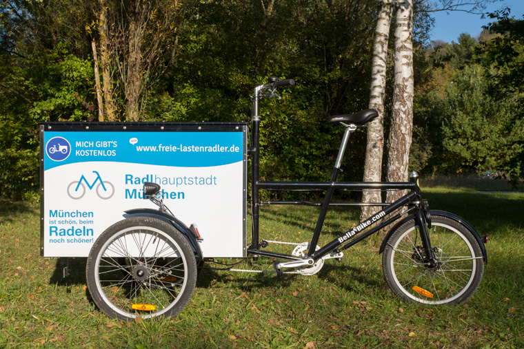 München bietet kostenlose Lastenräder an